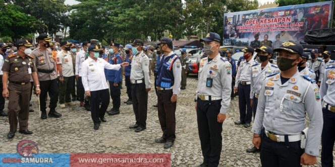 
					Bersama TNI – Polri, Pemkab Lamsel Gelar Apel Kesiapsiagaan Bencana Tahun 2020
