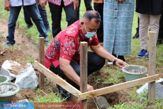 
					Pembangunan Balai Desa Sabah Balau di Lahan PTPN VII Dimulai