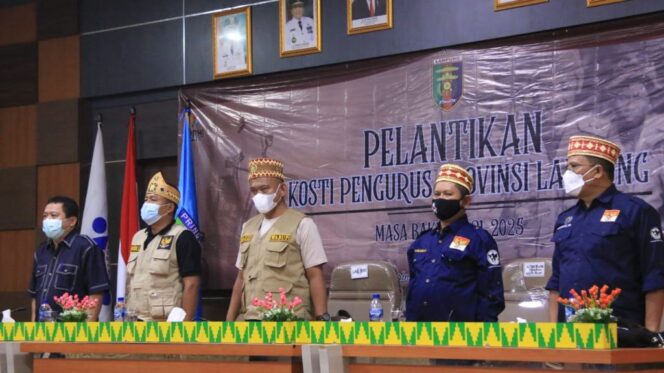 
					Kepengurusan KOSTI Provinsi Lampung Dikukuhkan