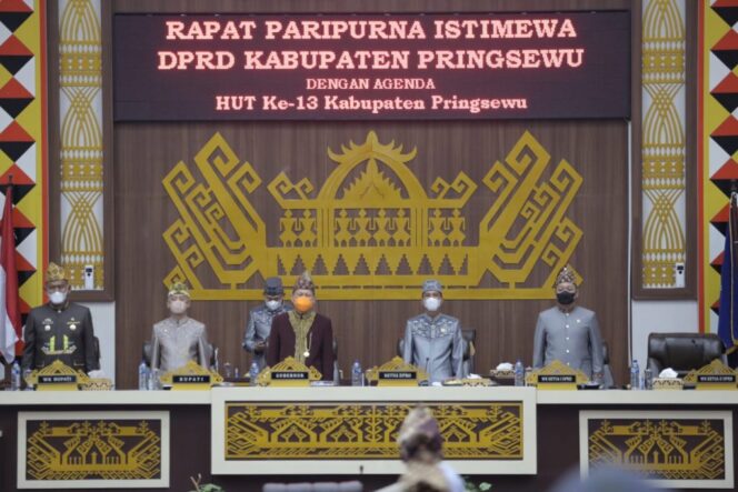 
					HUT Ke- 13 Kabupaten Pringsewu, DPRD Gelar Rapat Paripurna Istimewa