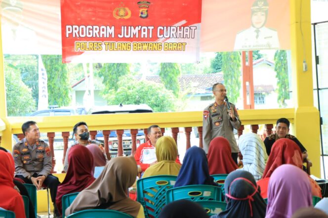 
Curhatan Ke Kapolres Tulang Bawang Barat Dalam Giat “Jum’at Curhat”