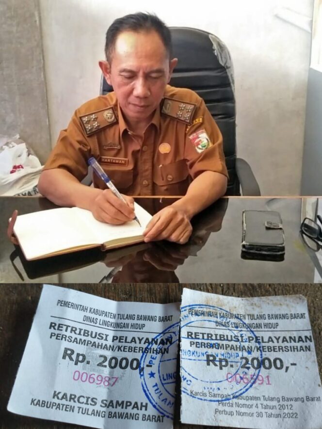 
Kabid DLHD Tubaba Ketar-Ketir Pasca Diberitakan Pungli Tarif Kebersihan Sampah Pakai Dua Karcis