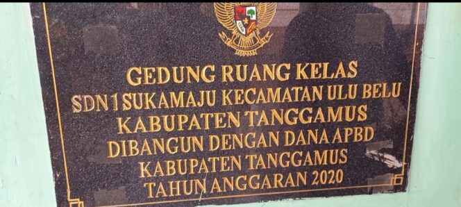 Dikeluhkan Masyarakat,  Pembangunan RKB SDN 1 Sukamaju Tahun 2020 Diduga jadi Ladang Korupsi