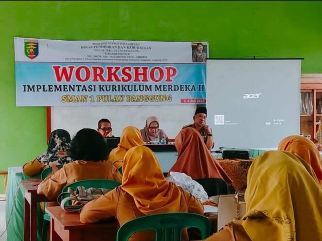 
SMA Negeri 1 Pulau panggung Melaksanakan Workshop Implementasi Kurikulum Merdeka II, Ini Harapan Nya !!