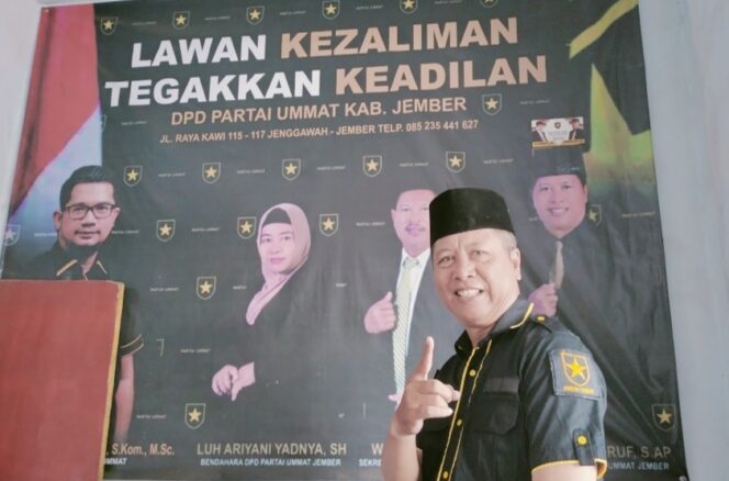 
PPS Jenggawah diindikasikan Kinerjanya Tidak Maksimal Menurut Ketua DPD Partai Ummat Jember