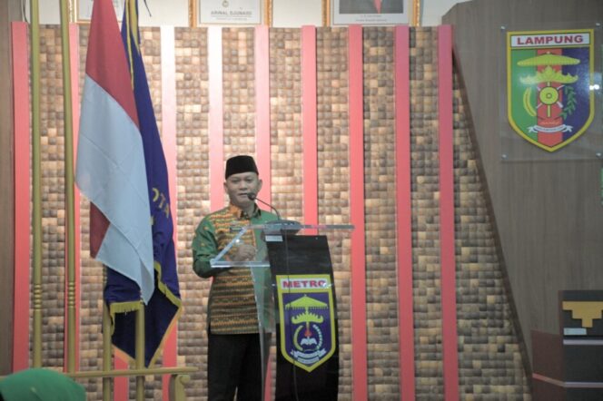 PELEPASAN TIM KAFILAH KOTA METRO, QOMARU : TIDAK MULUK-MULUK, TETAP JUARA DUA ATAU JUARA 1