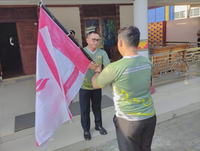 
WAKIL WALI KOTA METRO LEPAS 96 ANGGOTA KONTINGEN RAIMUNA DAERAH KE IV