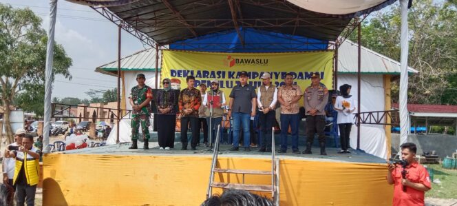 
Aksi Damai Bawaslu Tulang Bawang, Suheri Ingatkan Partai Politik Jangan Lakukan Pelanggaran