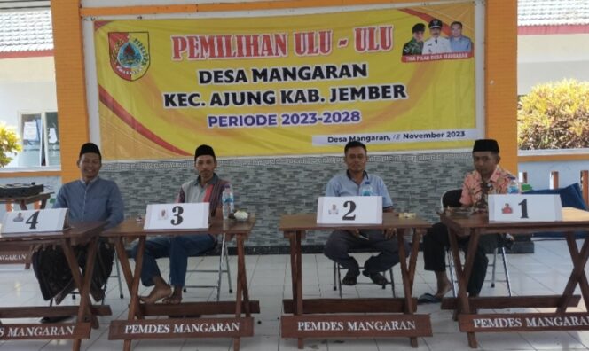 
Pemilihan K Blok Desa Mangaran Berjalan dengan sukses