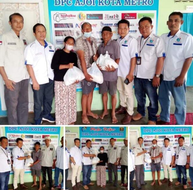 
Giat Jum’at Berkah DPC AJOI Kota Metro Berbagi Kepada sesama