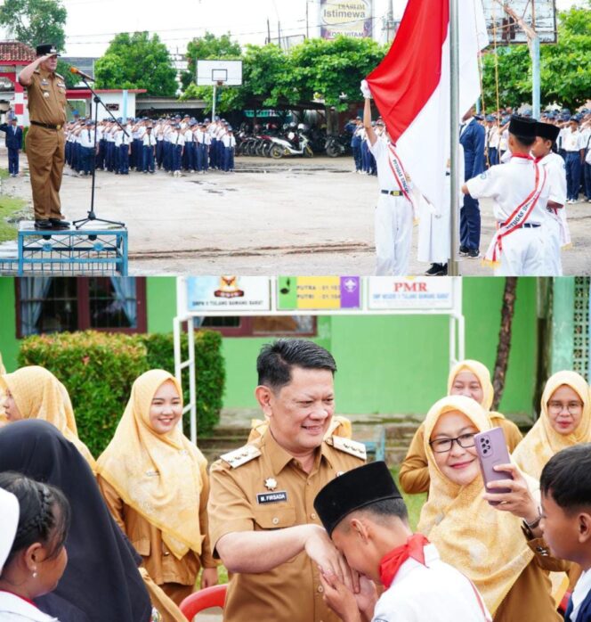 
Pj. Bupati Tubaba Pimpin Apel Pagi di SMPN 9 Pulung Kencana