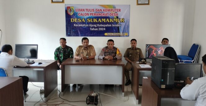 Panitia Seleksi pengisian Perangkat Desa Sukamakmur Telah Final Menetapkan Calon terpilih