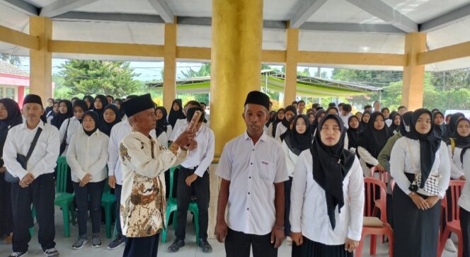 PPS Desa Petung Melantik 203 KPPS Yang dilanjutkan dengan Reboisasi