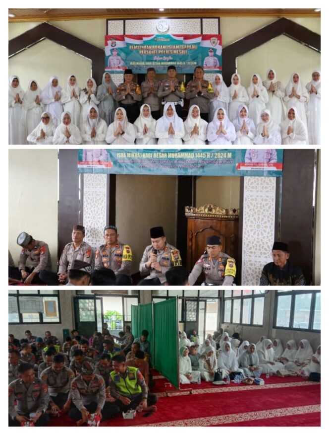 
Polres Mesuji Peringati Isra’ Mi’raj Nabi Muhammad S.A.W 1445 H/2024 M Dengan Mengundang Ustad Budiyanto