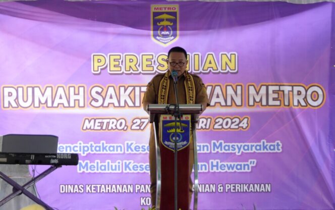 
Kota Metro Miliki Rumah Sakit Hewan Pertama di Lampung