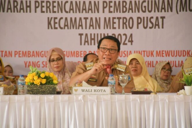 
Pemkot Metro Gelar Musrenbang Di Kecamatan Metro Pusat