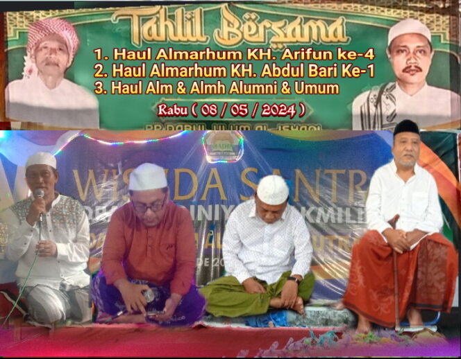 
Haul ke 4 Almarhum KH.Arifun, Haul Ke 1 Almarhum KH.Abdul Bari dan Wisuda Santi Di Pondok pesantren Al – Ishaqi Bangsalsari Jember.