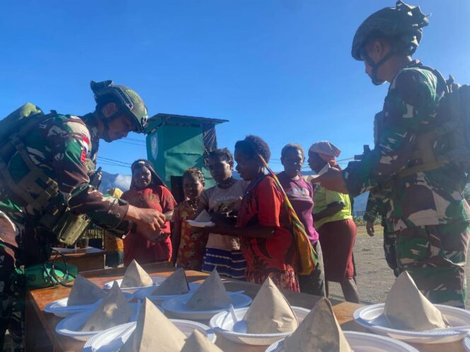 
TK Koper berbagai sarapan pagi kepada Mama Papua