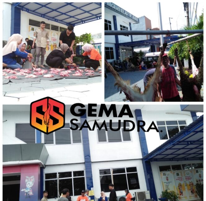 
Kantor Imigrasi Memotong 17 Ekor Kambing dibagikan Kepada Masyarakat