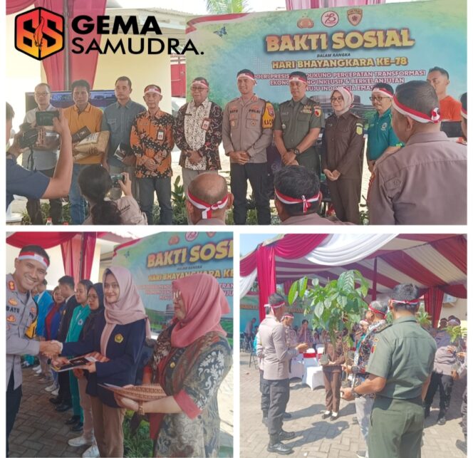 
Rangkaian Kegiatan Bakti Sosial Polres Jember dalam rangka Hari Bhayangkara ke 78 Tahun 2024