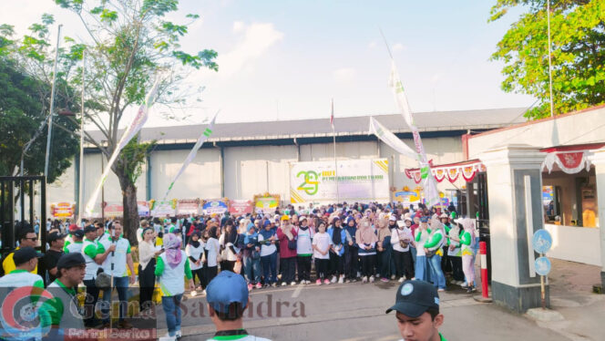 
Puncak Harlah Ke 29 PT Mitratani 27 Melaksanakan Giat jalan Santai