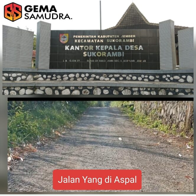 Pembangunan Aspal di Desa Sukorambi Di keluhkan Warga Baru 3 Bulan Dah Mrotol