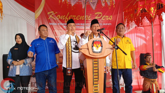 
Qudrotul-Hankam Resmi Daftar ke KPU Tulang Bawang