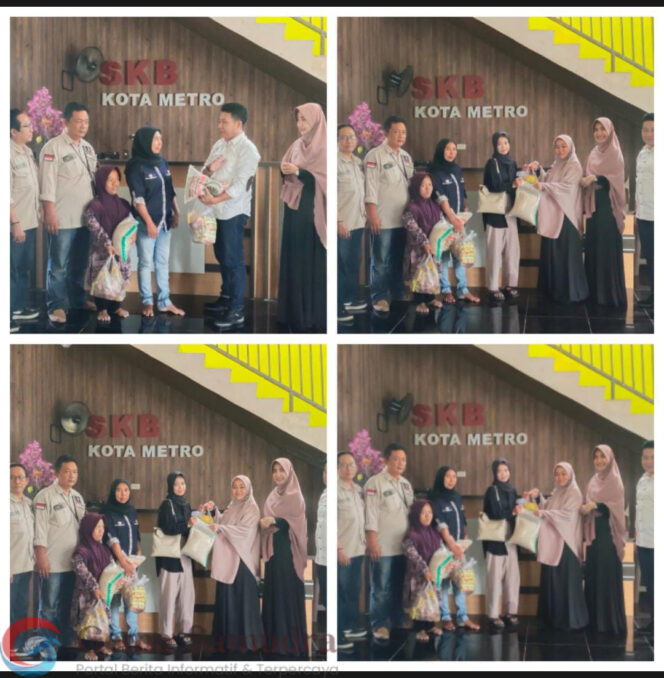 
SKB Kota Metro Bersama DPC AJOI Bagikan Sembako kepada Masyarakat Tidak Mampu
