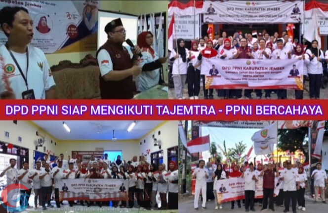 
DPD PPNI Kab. Jember Siap Mengikuti Gerak Jalan Tajemtra Menggapai PPNI BERCAHAYA yaitu Berkarakter, Responsif, Cerdas, Sejahtera, dan Berbudaya.