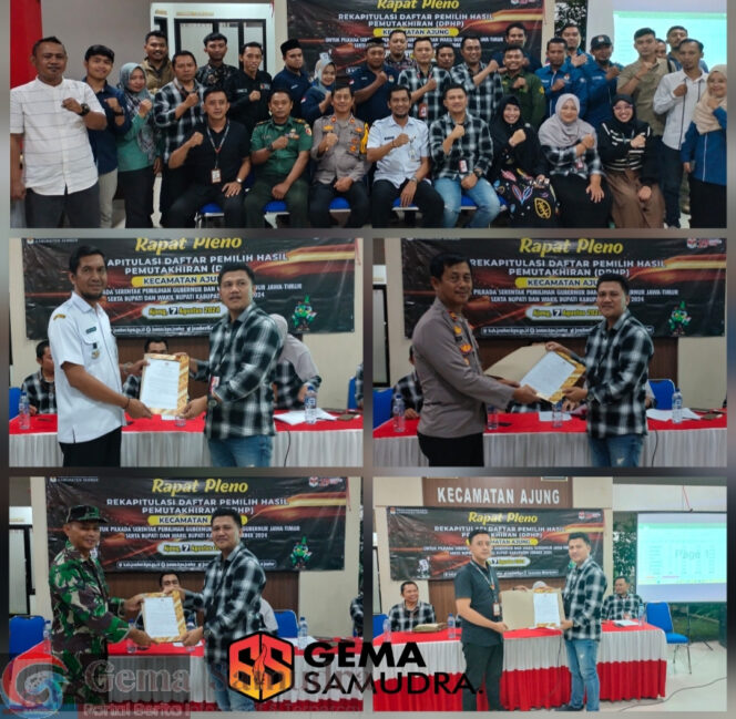 
Rapat Pleno Terbuka Rekapitulasi Daftar Pemilih Hasil Pemutahiran Kecamatan Ajung Berjalan dengan Sukses