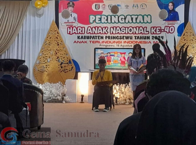 
Dinas P3AP2KB Gelar Peringatan Hari Anak Nasional ke-40