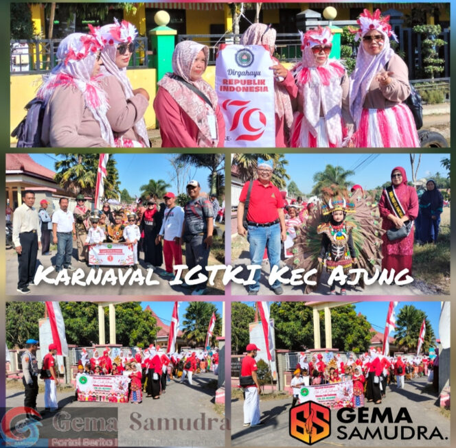 
Semarak HUT RI ke 79 IGTKI Kecamatan Ajung Melaksanakan Karnaval
