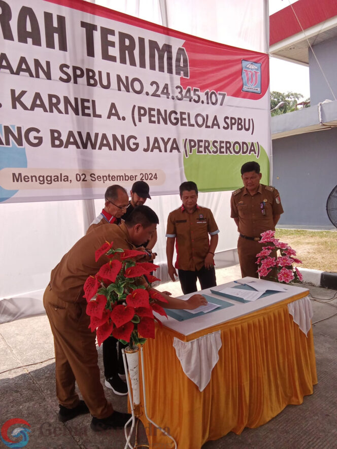 
Penyerahan Pengelolaan SPBU di Tulang Bawang Resmi Dilakukan