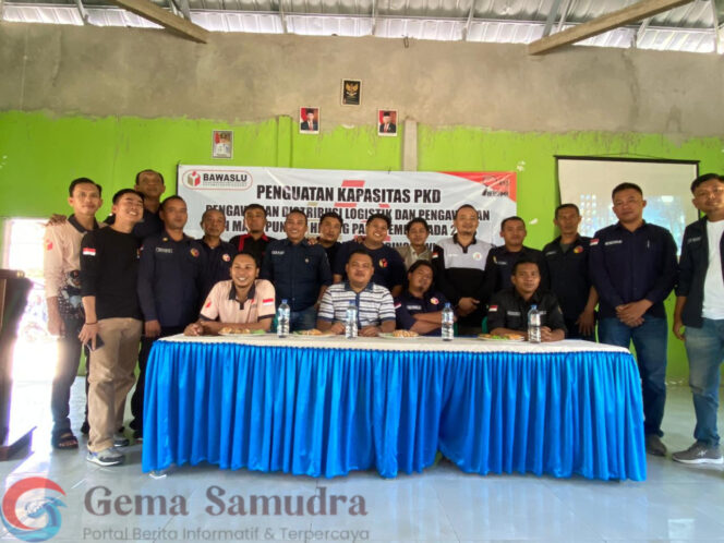 
Panwascam Pringsewu Gelar Bimtek Penguatan Kapasitas PKD Pengawasan Distribusi Logistik dan Pengawasan Pungut Hitung