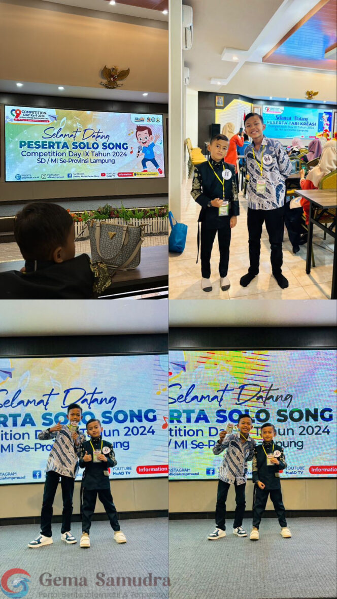 Prestasi Membanggakan! SD Pertiwi Teladan Kota Metro Melaju di Lomba Solo Song Tingkat Lampung