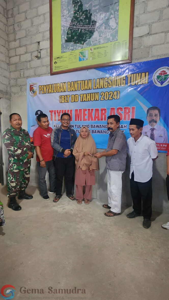 DD Tiyuh Mekar Asri di Tubaba Telah Terealisasi 100 % di Salurkan Dibidang Ketahanan Pangan Fisik Pemberdayaan dan Hewani