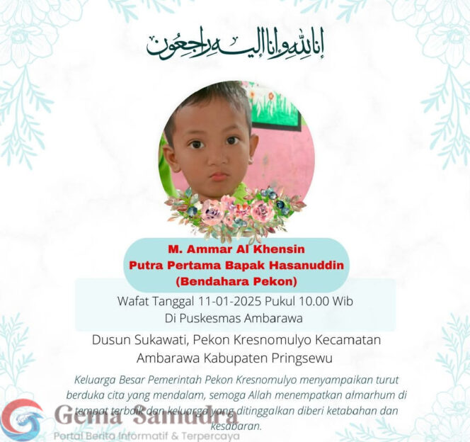 
Murid TK di Pringsewu Tewas Tenggelam di Kolam Ikan