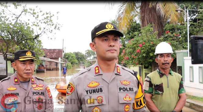 
Banjir Melanda Sejumlah Wilayah, Ini Upaya Polres Pringsewu