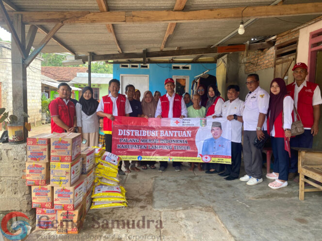 
Korban Banjir Mendapatkan Perhatian Serius Dari PMI Lampung Timur