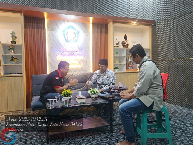 
SMANDA Menerima Audiensi Dari AJOI Metro