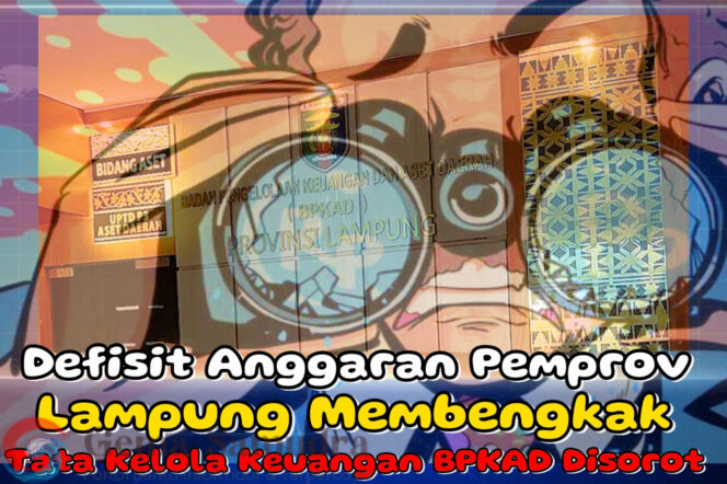 
Defisit Anggaran Pemprov Lampung Membengkak, Tata Kelola Keuangan BPKAD Disorot