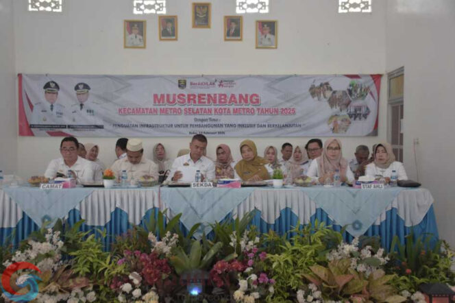 
Musrenbang Kecamatan Metro Selatan Sekda Kota Metro mengapresiasikan Si-Keling