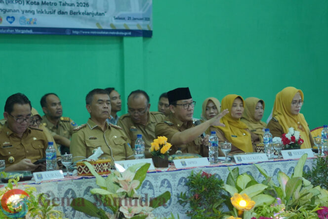 
Walikota Metro Tekankan Pentingnya Kolaborasi dalam Musrenbang Kelurahan Margodadi