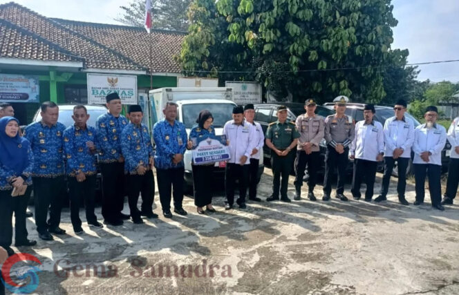 
BAZNAS Way Kanan Salurkan 2.350 Paket Sembako