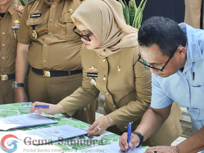 
Sinergitas, Penandatanganan MOU Dan PKS Antara Bupati Dan Kejari Lampung Timur