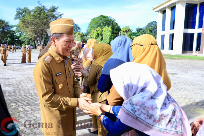 
Pemkab Tulang Bawang Gelar Halal Bihalal, Bupati Tulang Bawang Pastikan Tidak Ada Jual Beli Jabatan