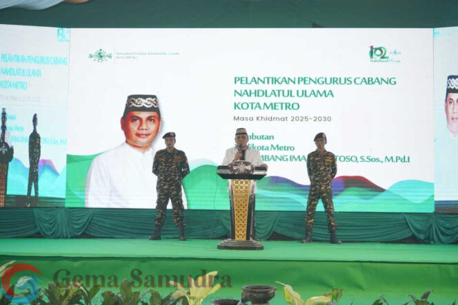 
Wali Kota Metro Hadiri Pelantikan Pengurus PCNU Kota Metro Masa Khidmat 2025–2030