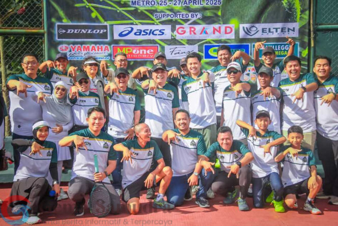 
Turnamen Tenis COPA Meri Tennis Club Antar Klub Resmi Digelar di Kota Metro