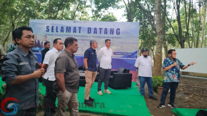 
Kebun Glantangan Mendapatkan Kunjungan Dirut Utama PTPN 1 Teddy Yuirman Danas