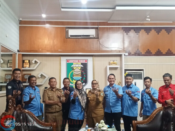 Jalin Kerjasama, Bupati Ela Siti Nuryamah Terima Audensi SMSI Lampung Timur